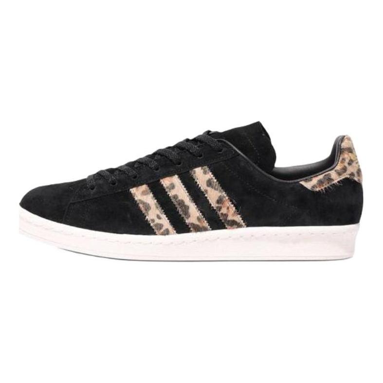 adidas Originals x XLARGE Campus 80s Низкие кеды для скейтборда, устойчивые к истиранию, Мужские, Черно-коричневые, Q34551