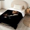 007 Print Flannel Blanket, High quality Comfortable for All Seasons, Home Decor, Warmth and Comfort, Perfect for Christmas Gifts