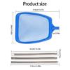 Multipurpose Pool Skimmer Net With Adjustable Stainless Steel Rod Swimming Pool Leaf Rake For Leaves Small Debris