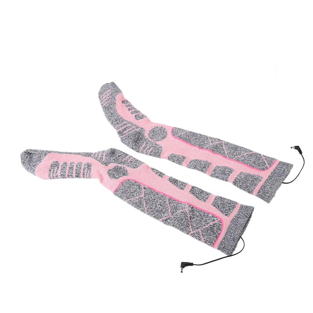 Электрические носки с подогревом, высокие, регулируемая температура, 3 режима, электронные носки-грелки для ног для пожилых людей, зимние