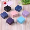 Модное хранение ювелирных изделий Простая коробка для колец и сережек Подарочные коробки Легко носить с собой Подарочная упаковка Чехол Мода Много цветов на выбор Шкатулка для драгоценностей