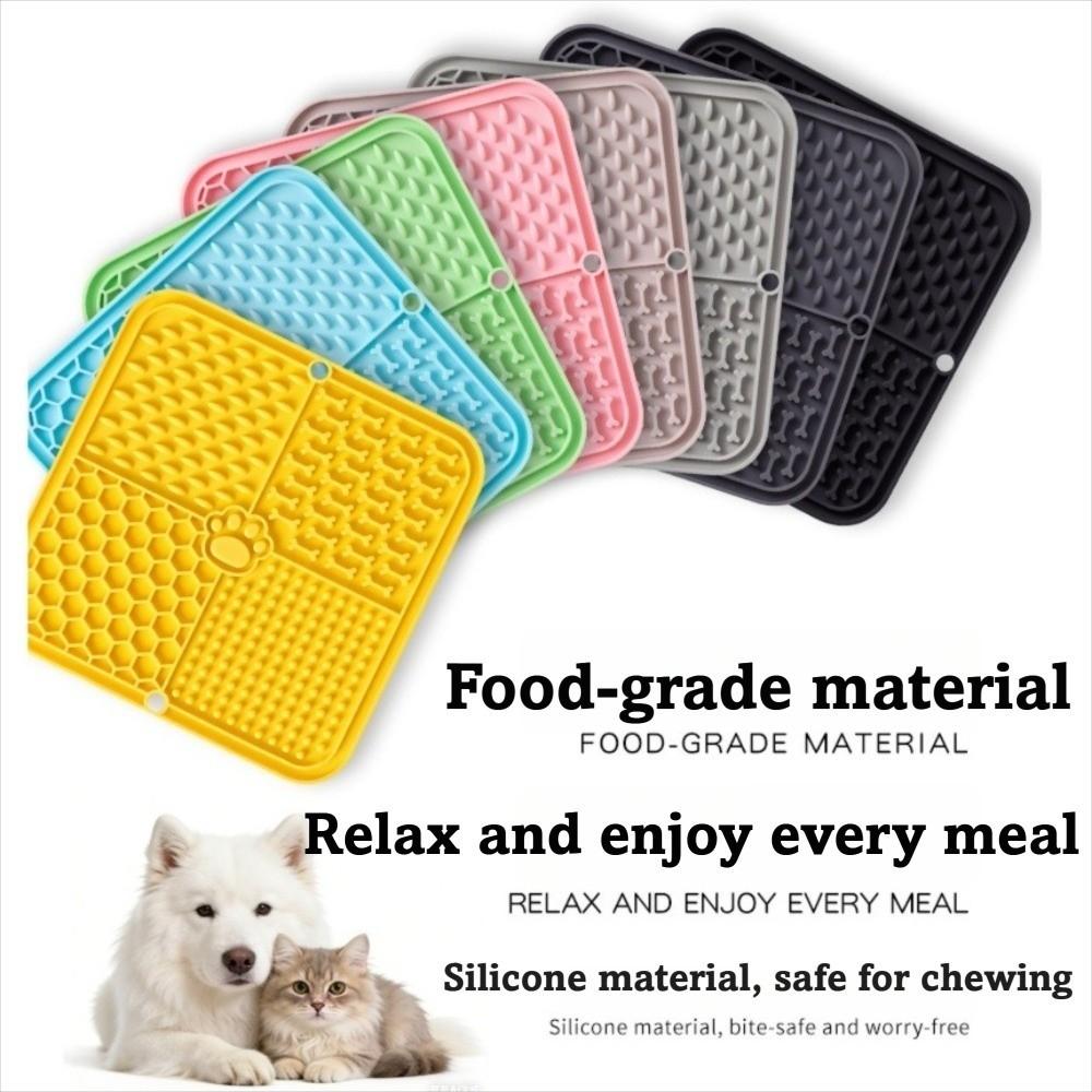 Silicone Material Silicone Mat Suction Cup Slow Feeder New Pet Lick Mat Pet Feeding