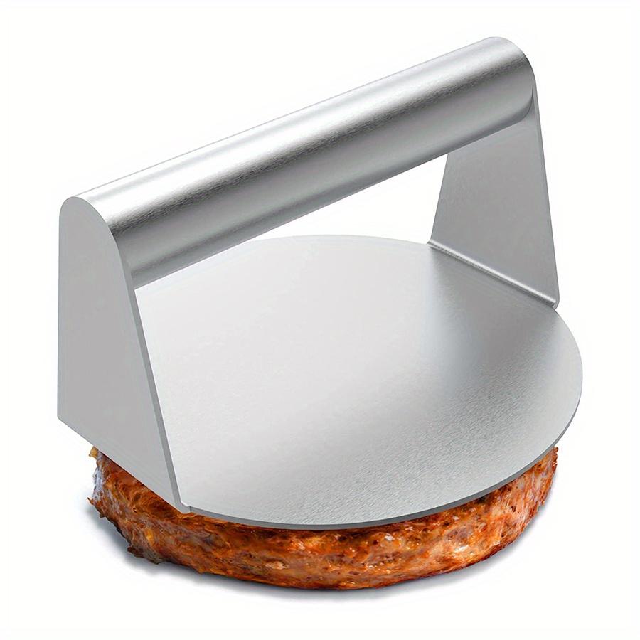1 шт. Нержавеющая сталь Smash Burger Press Гамбургер Котлеты Мясной пресс Круглая форма для прессования мяса для деликатесных мясных деликатесов Кухонные принадлежности