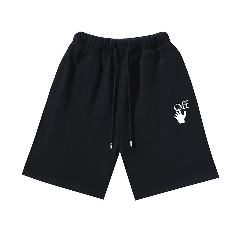 1197 Off-White 2026 Spring/Summer New OW Oil Painting Arrow Pattern Printed Men's and Women's Casual Loose Shorts