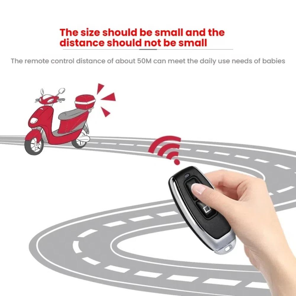 433Mhz EV1527 Keychain Transmitter 3 Channel Remote Control Momentary Self-lock Interlock For Garage Gate Electric Door Light