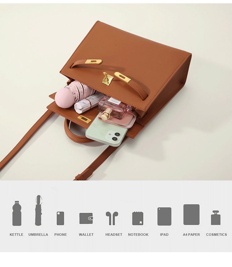 2025 Fashion Kelly 25CM Handmade Crossbody Bag - Трендовая высококачественная сумка на одно плечо