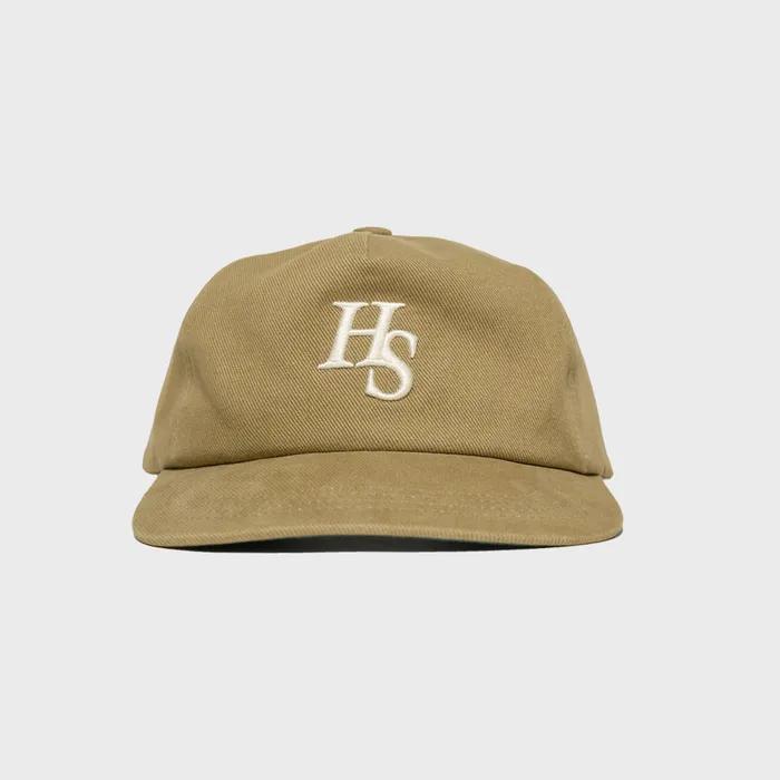 Кепка 5-панельная HS Logo Свободный крой_Хаки