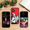 AAA Горячий аниме-дизайн Dandadan Чехол для телефона Для iPhone 17,16,15,14,13,12,11 Plus,Pro Max,XS,Мягкий силиконовый Черный чехол