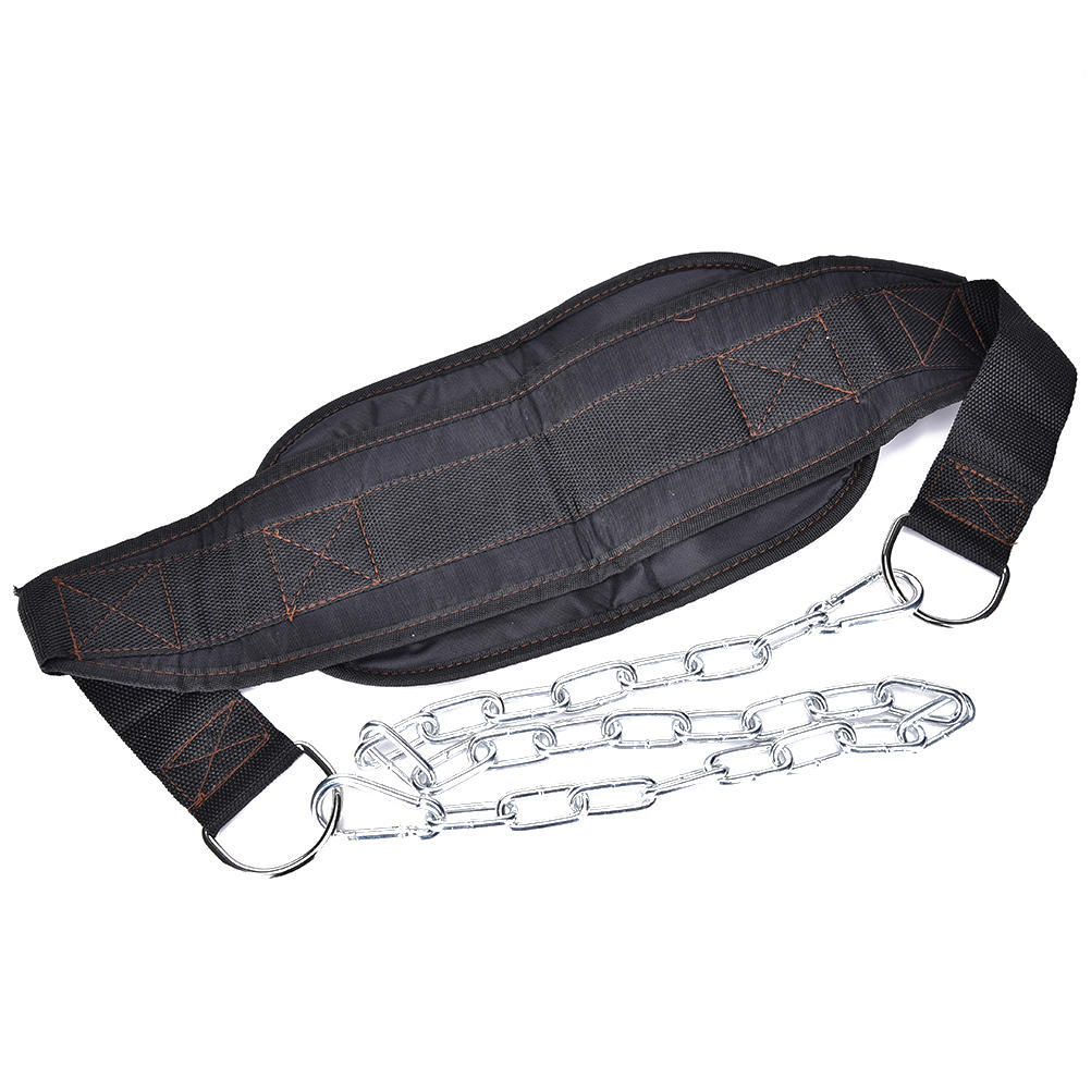 Drop Shipping Dip Belt Weight Lifting Gym Body Waist Strength Training