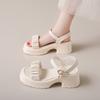 Fairy Style Thick Soled Sandals for Women Wearing Summer  New Thick Heels with Fashionable Beach Shoes