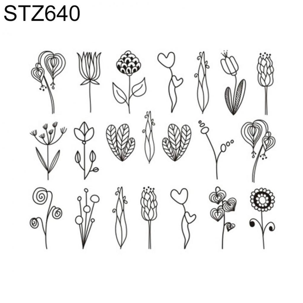 Наклейки аппликация для маникюра и дизайна ногтей