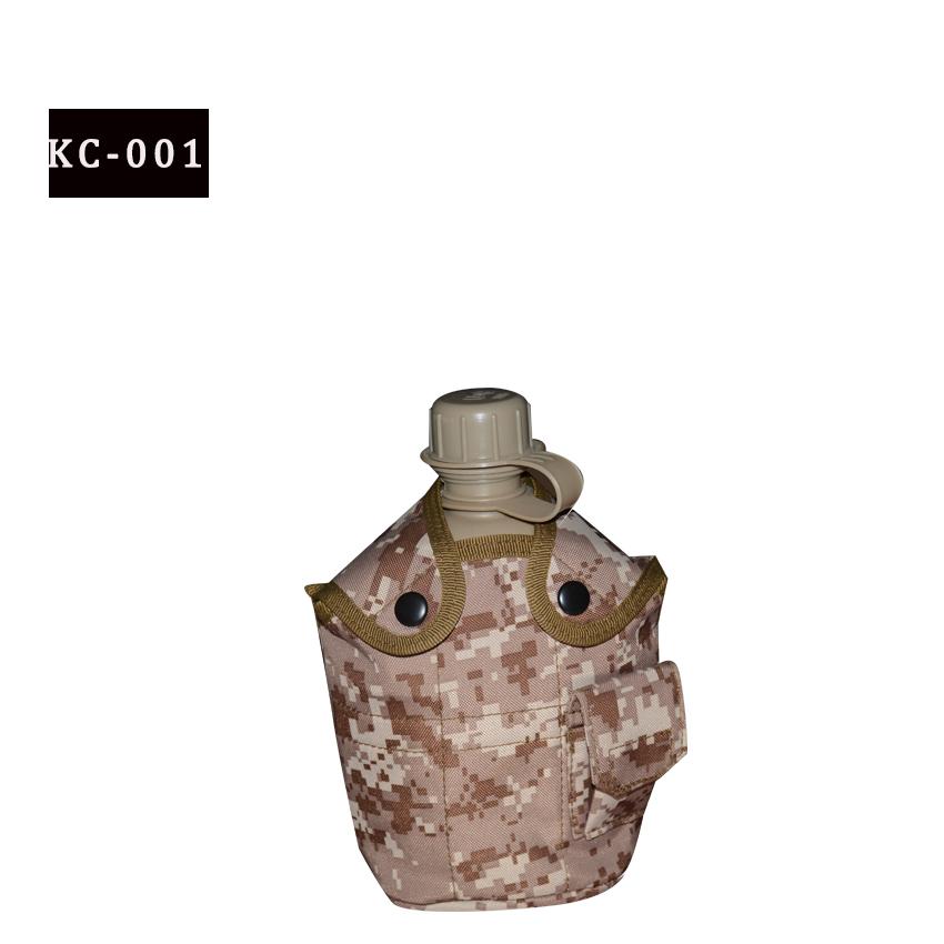 PE Plastic Water Bottle Tactical Kettle Canteen With Pouch Outdoor Camping Hiking Dring Water Bottle