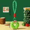 Christmas Decorations Hanging Ornament Elk Santa Claus Keychain Hanging Pendant for Bag Xmas Tree Hanging Pendant Christmas Gift