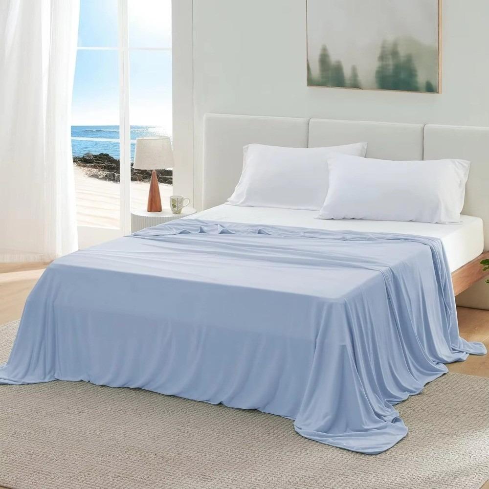 Ice Silk Material Cooling Blanket Skin-friendly Fabric Breathable Quilt  Home Office