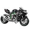Большой размер 1/9 Kawasaki H2R Симуляция Спрей Модель Мотоцикла Игрушка Симуляция Сплав Модель Мотоцикла Мальчик Коллекция Автомобилей Ручная работа Подарок