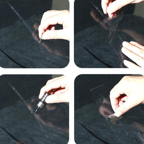 2Pcs Safe Crack Repair Fluid Spread Evenly Convenient Car Window Glass