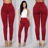 Women's Casual Jeans High Waist Leggings Stretch Skinny Jeans Candy Color Jeans