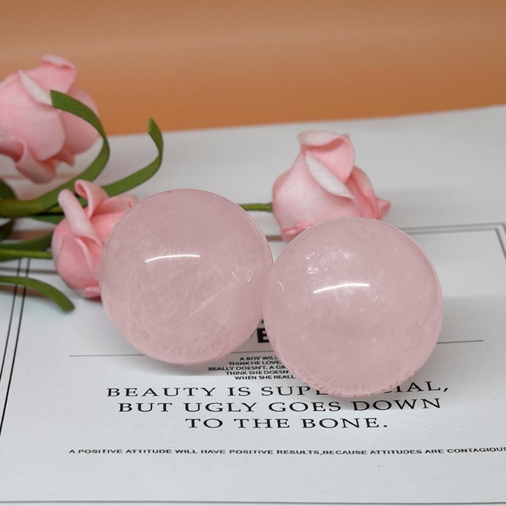 Роликовый массажер для похудения из розового кварца, лифтинг-инструмент, натуральный нефрит