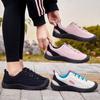 Повседневные кроссовки для женщин, теннисные туфли на толстой платформе, легкие сетчатые туфли из искусственной кожи, дышащие, нескользящие, со шнуровкой, для ходьбы, женская обувь для тренировок