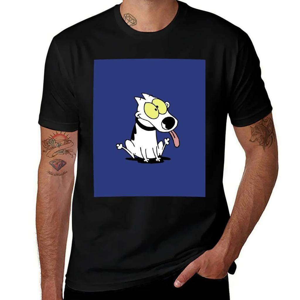 Футболка Rocko's Modern Life Spunky с индивидуальным дизайном, футболка на заказ, футболка на заказ, смешные футболки, мужские футболки с принтами, для высоких и крупных