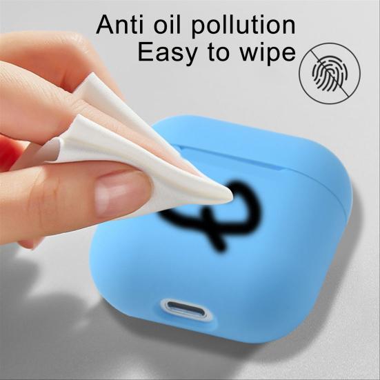 Dustproof Soft Silicone Earphones Case Protective Wireless Bluetooth-compatible Cover for Airpods Pro 4