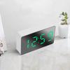 Mirror Digital Desk Clock Led Electronic Watch Home Furnishings Time Display Bedroom Decoration Smart Desktop Accessories
