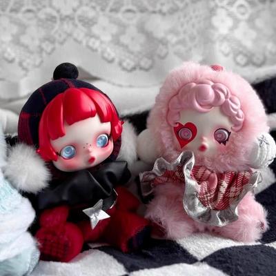 Брелок Skull panda Серия Зимняя симфония, Кукла Skull pandaa Виниловое лицо Милая фигурка для экшена Подвеска для рюкзака Рождественский подарок