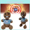 Мягкая игрушка Kick The Buddy, Кристально-мягкий мех, Коричневый, Высота 30 см, Наполнитель из ПП хлопка