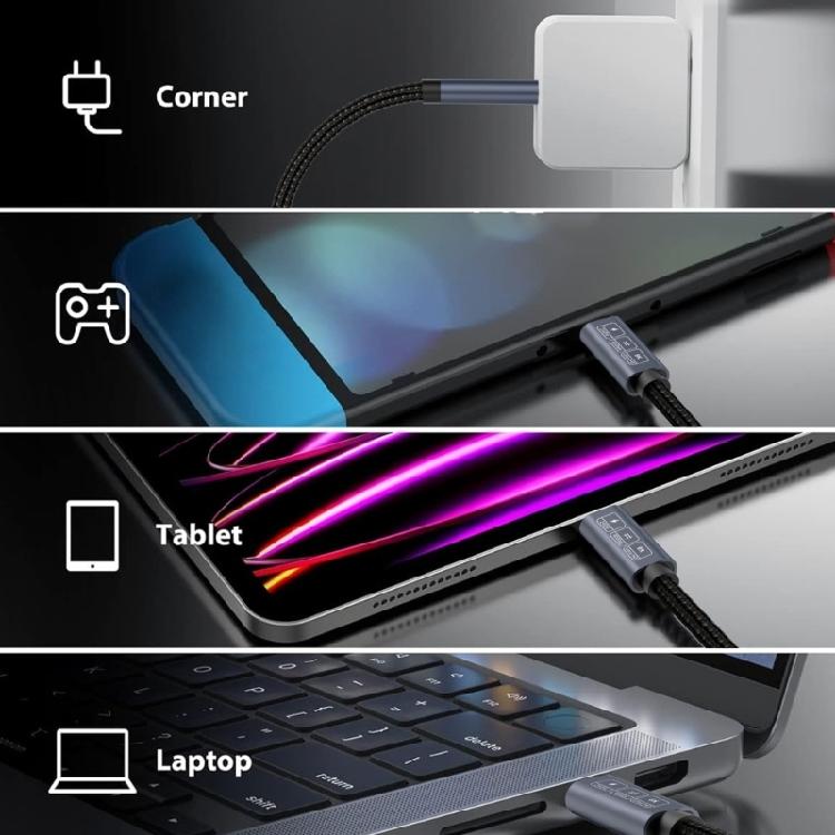 Удлинительный кабель USB4 240 Вт 8K USB C 40 Гбит/с Кабель для передачи данных 8K@60 Гц Видеокабель для смартфона ноутбука