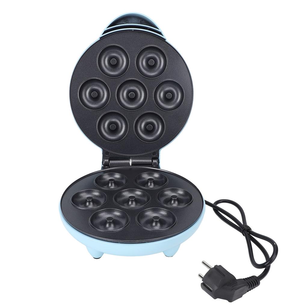 Машина для приготовления пончиков с 7 отверстиями, быстрый нагрев, интеллектуальный контроль температуры, антипригарная электрическая машина для приготовления пончиков