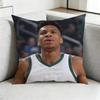 GGiannis AntetokounmpoO Pillow Case Square DoubleSided Sofa Cushion Cover Bedroom Bedside Pillow Gift