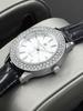 Pablo Raez Women's Quartz Rhinestone Watch with Leather Strap - Trendy & Versatile Gift