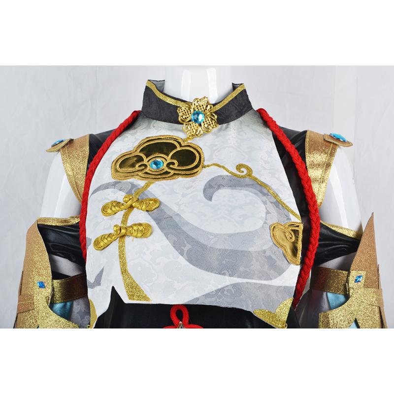 Shenhe Косплей Игровой Костюм Shenhe Комбинезон Парик Shen He Боевые Костюмы Косплей Аниме Наряды Игровой Костюм