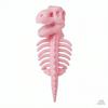 Сияние?в?The?Темный 3D Костюм скелета динозавра для питомца, Плюшевый Хэллоуин Косплей наряд для собак кошек, Светящееся платье Дино?приглашен на праздничную вечеринку в помещении
