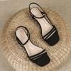 Korean Version Flat Bottom Women Sandals 2024 New Fashion Casual Simple All-match Anti-slip Comfortable Women Shoes Summertime