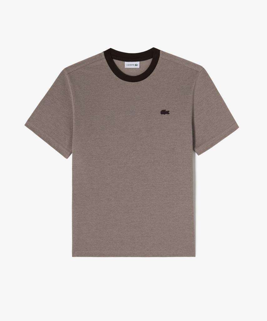 LACOSTE Мужская тонкая футболка с коротким рукавом из пике с текстурой икры Th742E-56G Lfa