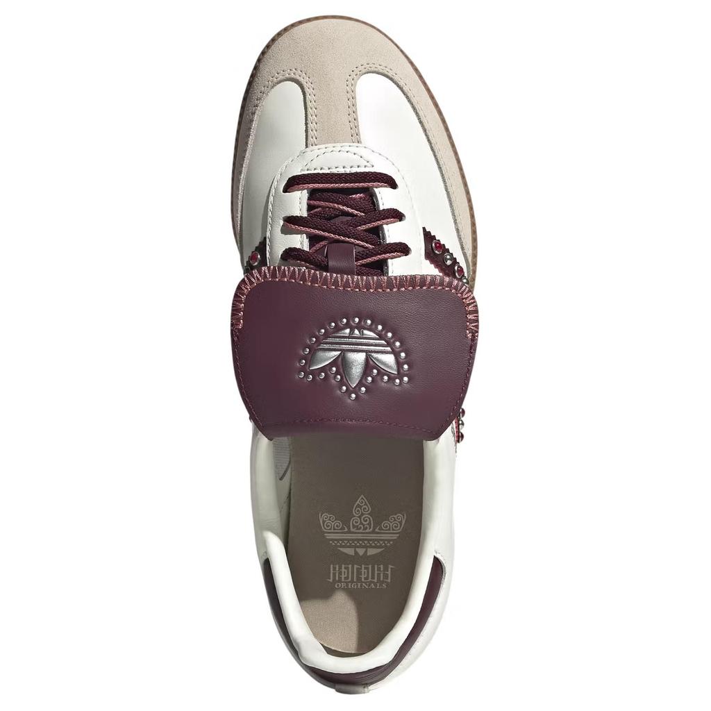 Adidas Оригинальные Samba LT Износостойкие Низкие кеды для скейтборда Унисекс Белые кроссовки JQ9714