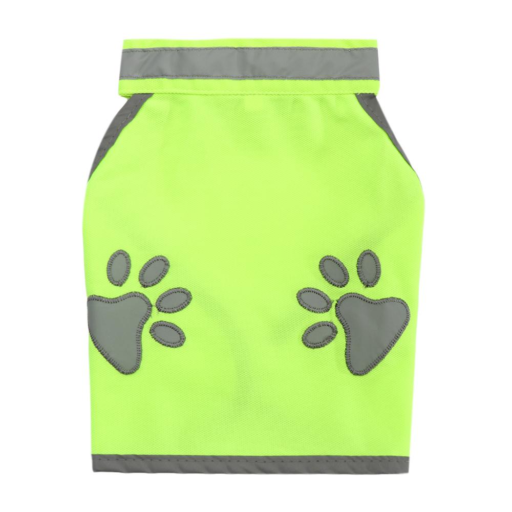 Cozy Fluorescent High Visibility Dog Jacket Pet Safety Vest Pet Hi Vis Coat Pet Reflective Vest