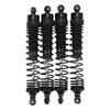 4PCS RC Front and Rear Shock Absorber Aluminium Alloy RC Shock Damper Set for LOSI 1 8 Black