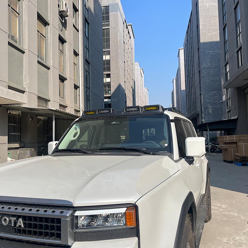 2024 Toyota Prado 25 Серия LC250 Спойлер на крышу Четырехглазый верхний фонарь