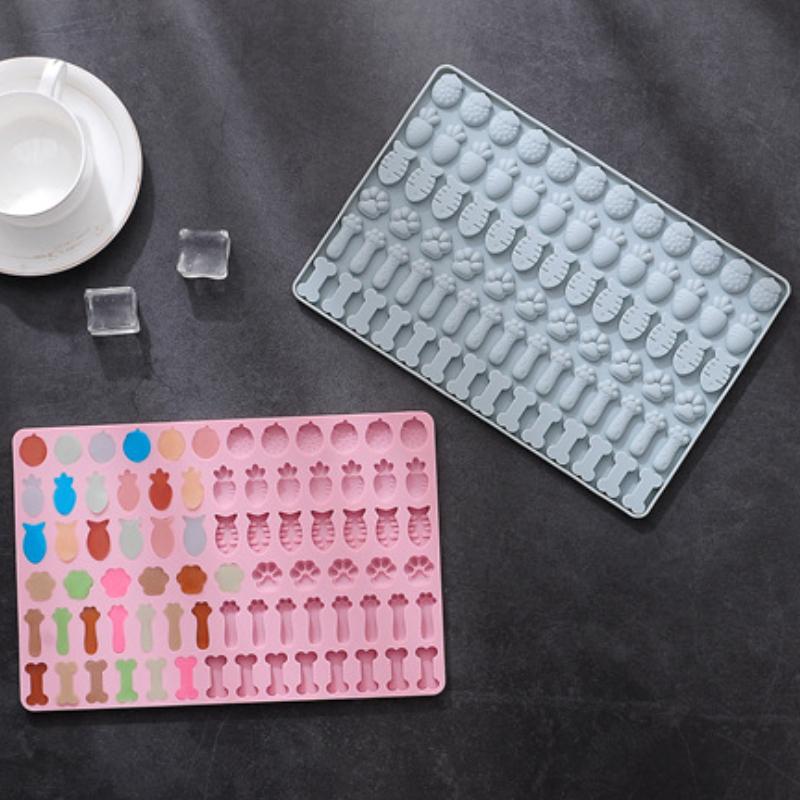 78 Клубника Кошачья лапка противень силиконовая форма косточка конфета шоколадная форма корм для собак силиконовый коврик печенье бисквит торт декор