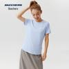Женская вязаная футболка с коротким рукавом P226W210