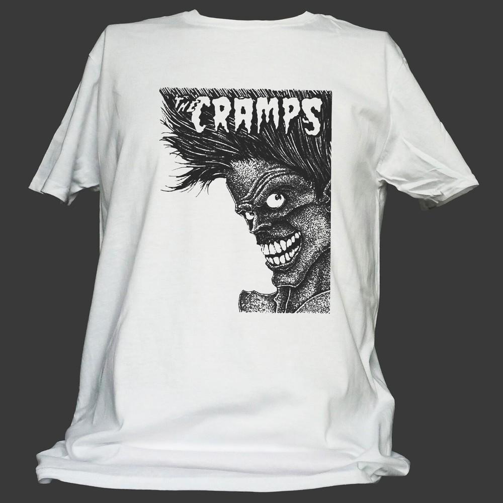 THE CRAMPS ПСИХОБИЛЛИ ПАНК-РОК ФУТБОЛКА унисекс S-3XL