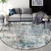INS Round Carpet Living Room Decoraiton Abstract Luxury Style Large Room Lounge Rug Bedroom Decor Soft Fluffy Study Chair Mat