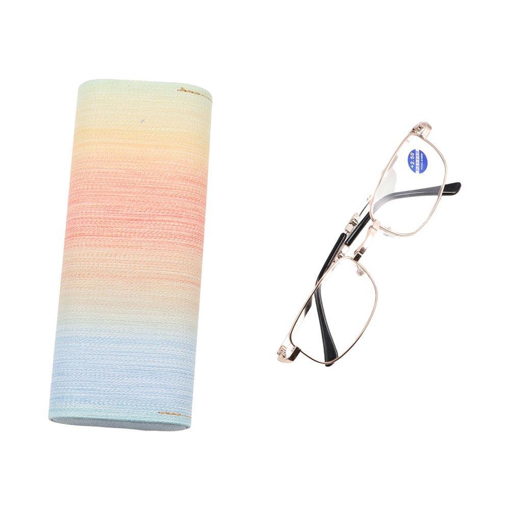PU Leather Men For Women Rainbow Sunglasses Storage Box Spectacle Case Glasses Box Eyewear Cases