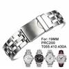 19mm PRC200 Series T055417A T055430A T055410A Series Watch Band Watch Parts Male Strip Solid Stainless Steel Bracelet Strap For T055