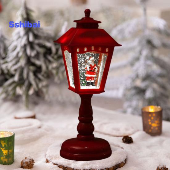 Рождественский снежный шар, свечи, лампа на батарейках, жуткая вращающаяся вода, блестящий снеговик, Рождественская елка, ночник