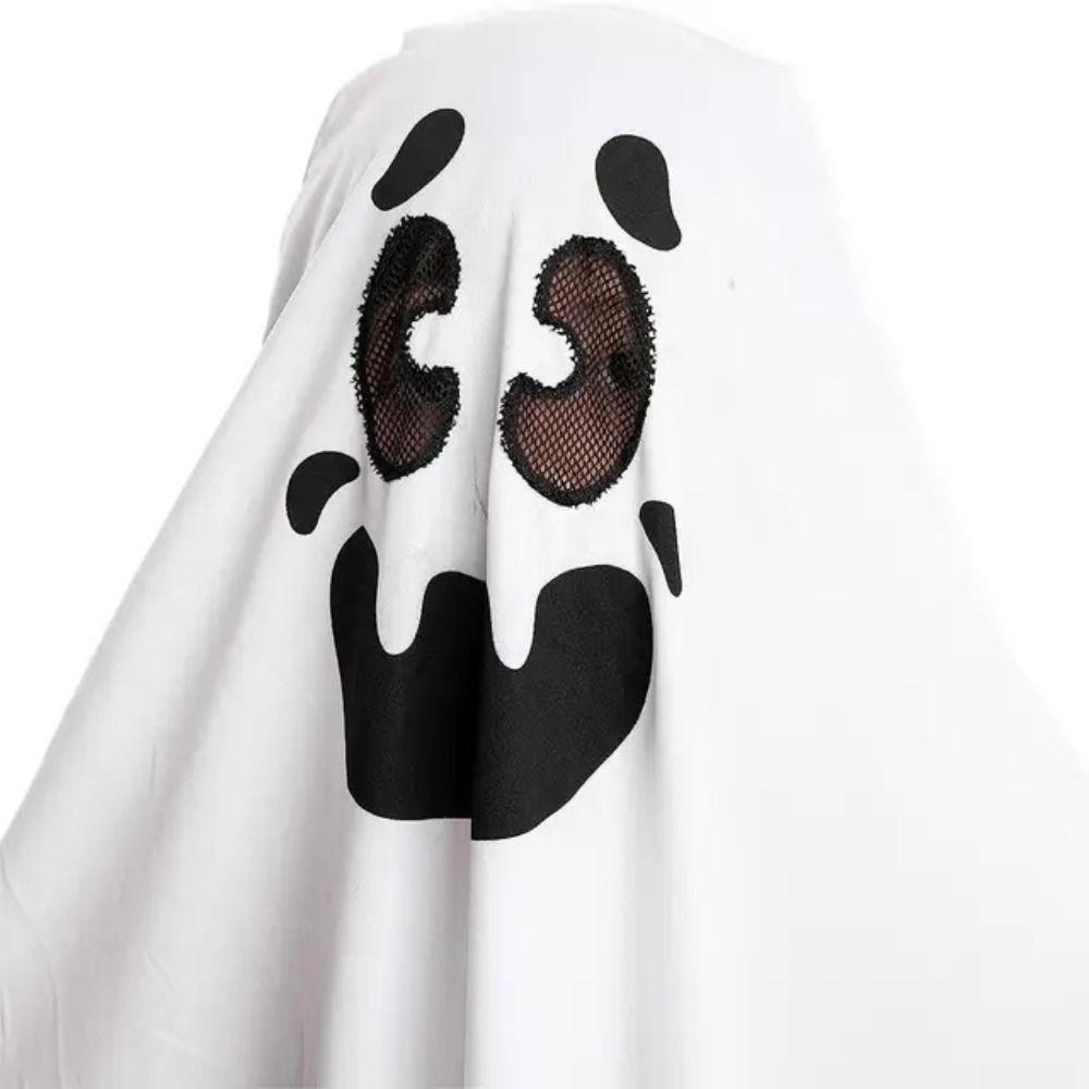 Tassels Ghost Costume Cape White Halloween Costumes Cute Halloween Cloak Cape All Saints' Day