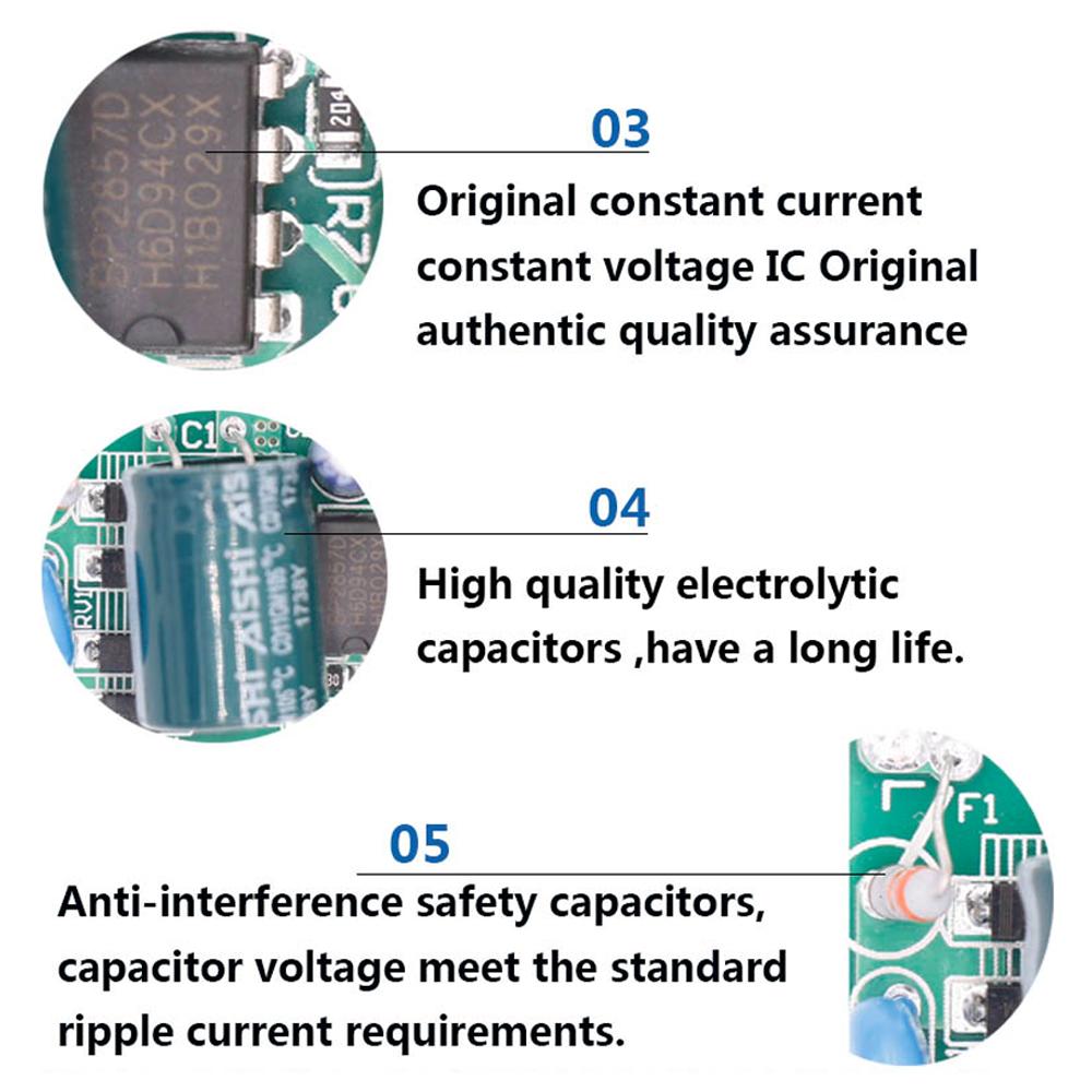 Светодиодный драйвер AC 100-240V в DC 12V, Трансформатор для освещения 6W 12W 18W 24W 36W 48W 60W для ленты, Адаптер питания для ремонта дома