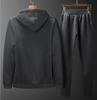 Men Cotton Winter Sporting Hooded Jacket Sweatshirt+Pants Sweatsuits 2PCS Tracksuit Men Clothes